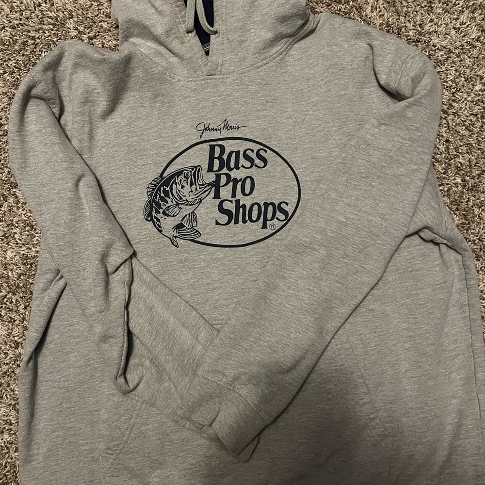 Bass Pro Shops Heather Gray Hoodie